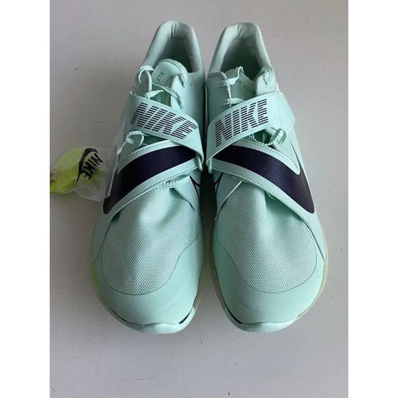 Nike Air Zoom LJ Elite Mint Foam Green Dr9924-300 Men's Size 15 Track Spikes - Picture 3 of 10